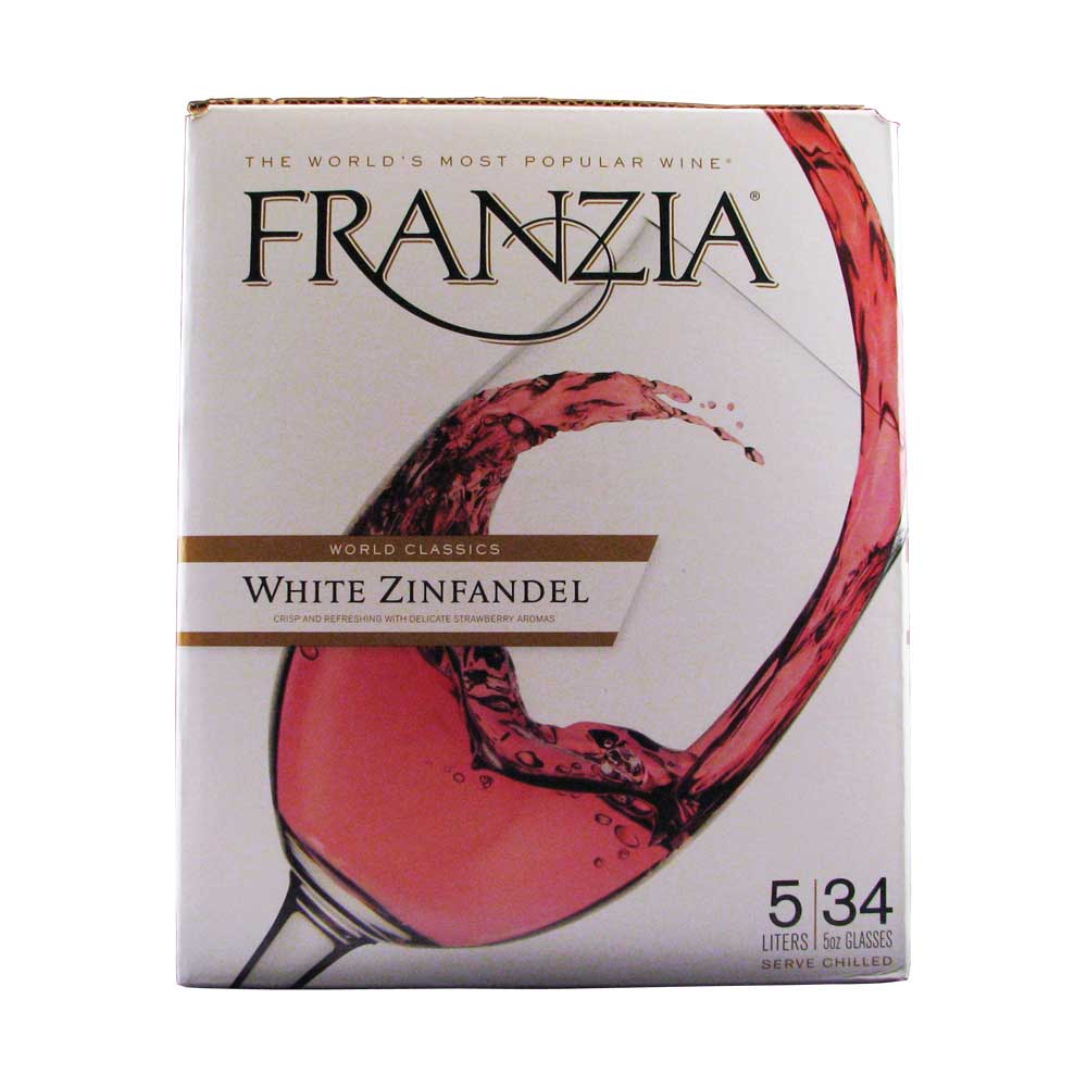 Franzia White Zinfandel Box Wine 5L 