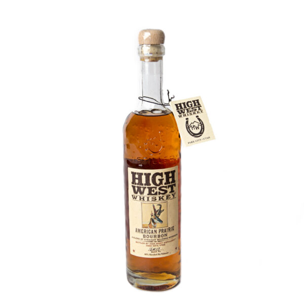 High West Whiskey American Prairie Bourbon 750ml - Our America Prairie is a carefully crafted blend of straight bourbons at least 2 years old, making a great sipper and thoughtful person’s whiskey. High West pledges to donate 10% of our after tax profits from the sale of this bottle to the American Prairie Reserve (see more info below). Be thoughtful and help us protect and preserve America's natural resources.