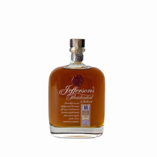 Jefferson’s Reserve Bourbon Presidential Select 16 Year Twin Oak 750ml