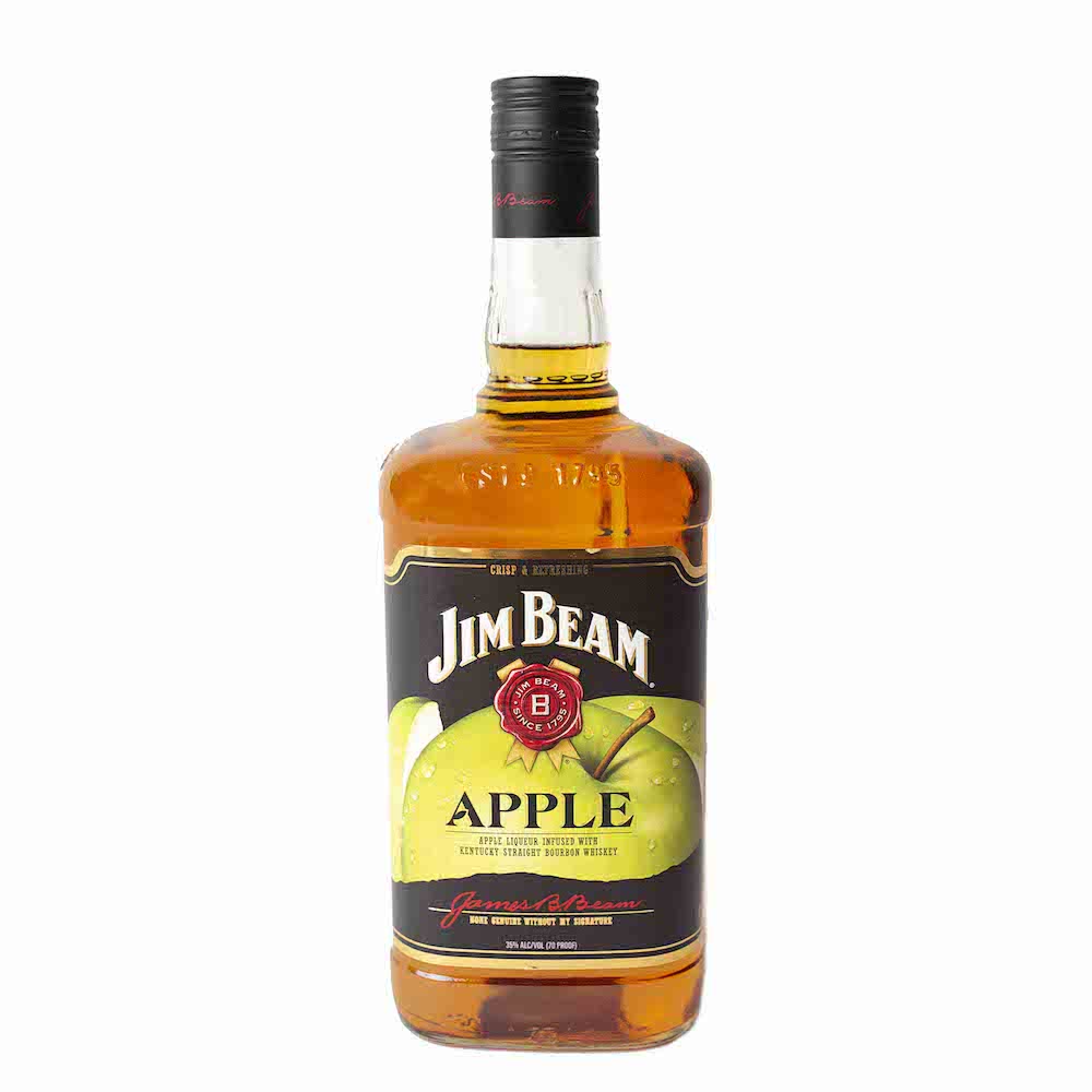 - Bourbon 1.75L Wine Apple Elma Beam Liquor Jim & Liqueur