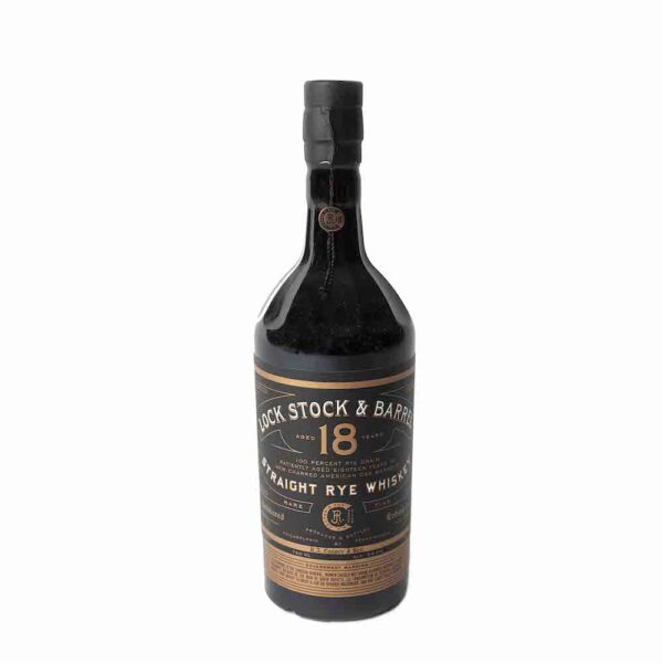 Lock Stock & Barrel 18 Year Straight Rye Whiskey 750ml