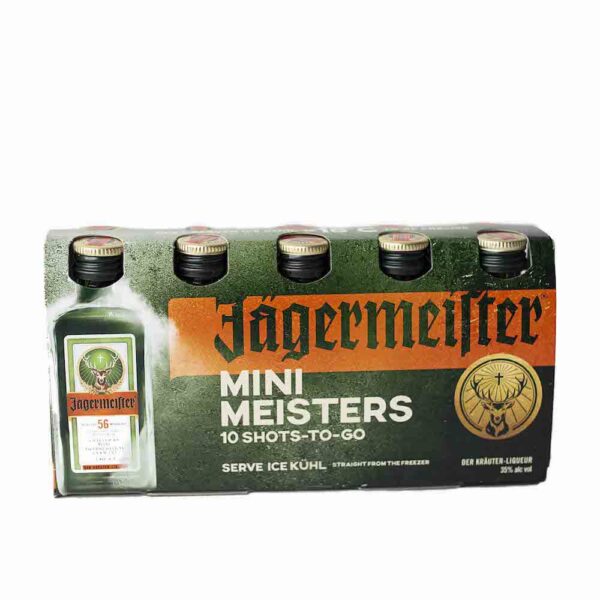 Jagermeister Mini-Meisters | Ten 20ml Bottles