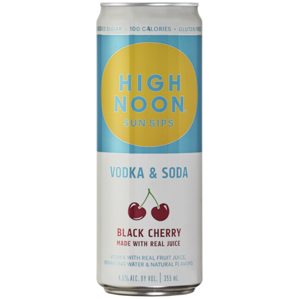 High Noon Black Cherry Vodka & Soda 355ml