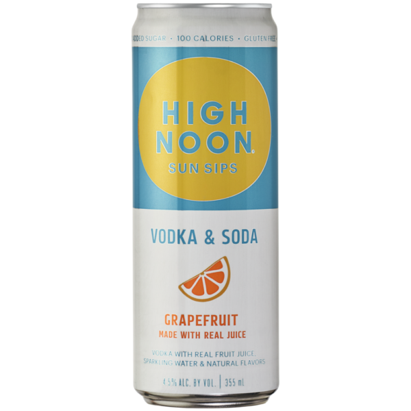 High Noon Grapefruit Vodka & Soda 355ml