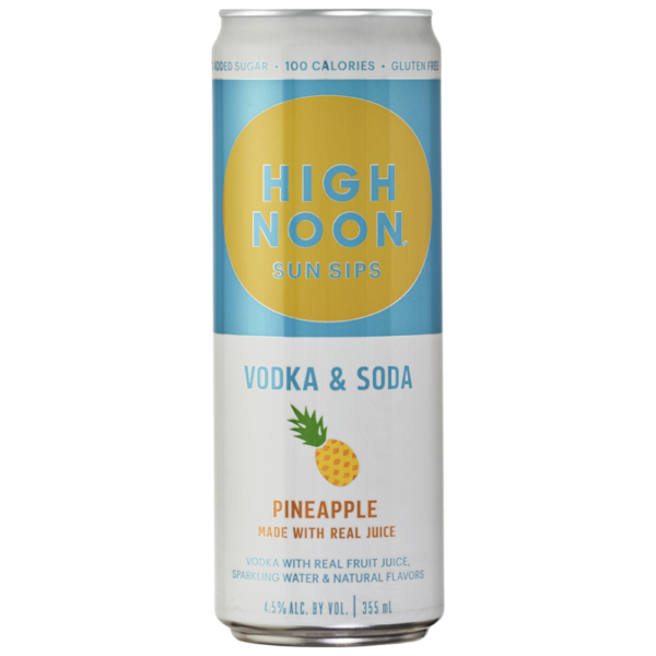 High Noon Pineapple Vodka Soda 355ml