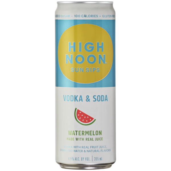 High Noon Watermelon Vodka & Soda 355ml