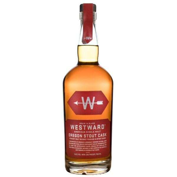 Westward American Single Malt Oregon Stout Cask Whiskey 750mL