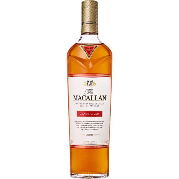 The Macallan Classic Cut 2018 Edition Highland Single Malt Scotch Whisky 750mL