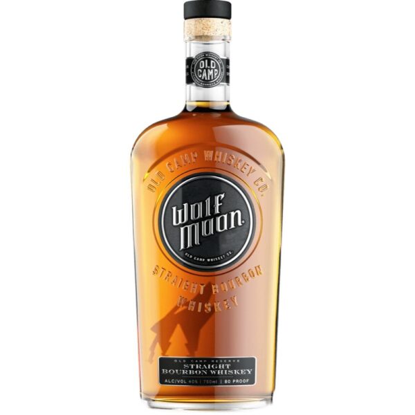 Old Camp Whiskey Co. Wolf Moon Straight Bourbon Whiskey 750mL