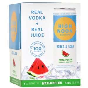 High Noon Watermelon Vodka & Soda 355ml 4 Pack