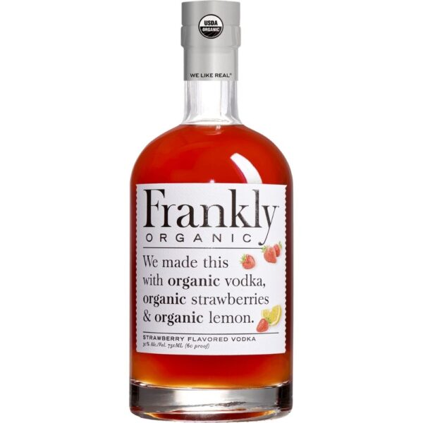 Frankly Organic Strawberry Flavored Vodka 750mL