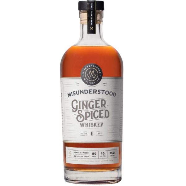 Misunderstood Whiskey Co. Ginger Spiced Whiskey 750mL