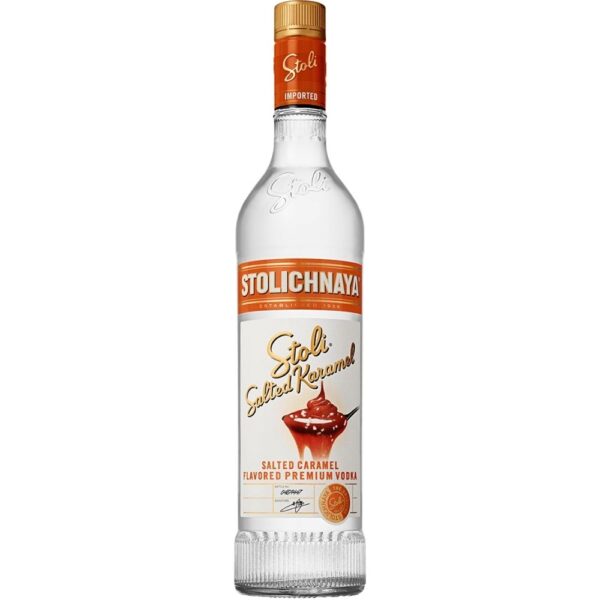 Stolichnaya Salted Karamel Vodka 1L