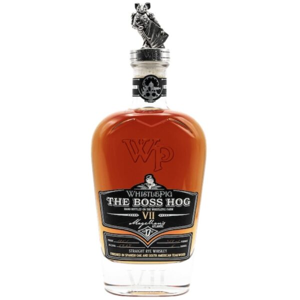 WhistlePig The Boss Hog Magellan's Atlantic Seventh Edition Single Barrel Straight Rye Whiskey 750mL