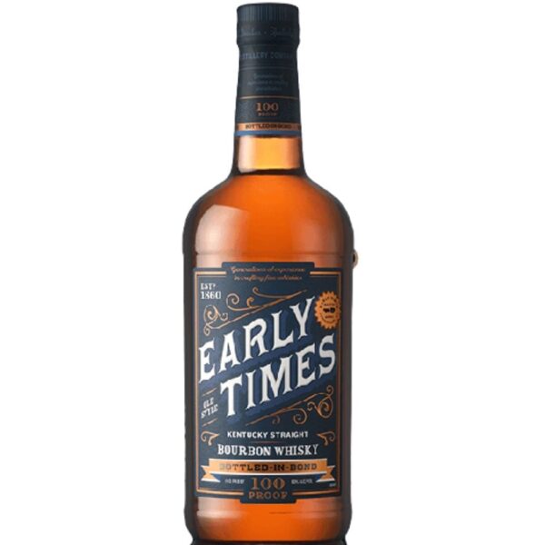 Early Times Bottled In Bond Kentucky Straight Bourbon Whisky 1L