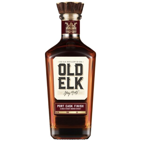 Old Elk Distillery Port Cask Finish Cask Strength Bourbon Whiskey 750mL