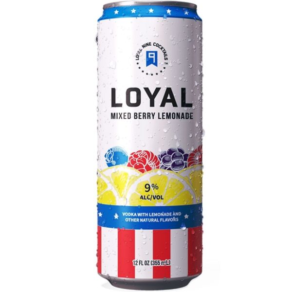 Loyal Nine Mixed Berry Lemonade 4 Pack 355mL