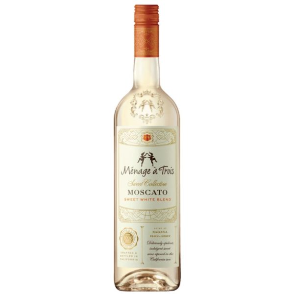 Ménage à Trois Sweet Collection Moscato Sweet White Blend 750mL