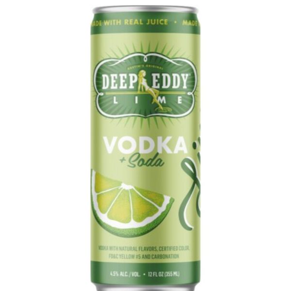 Deep Eddy Lime Vodka Soda 4 Pack 355mL