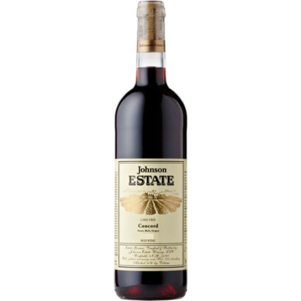 Johnson Estate Concord Red Wine 750mL