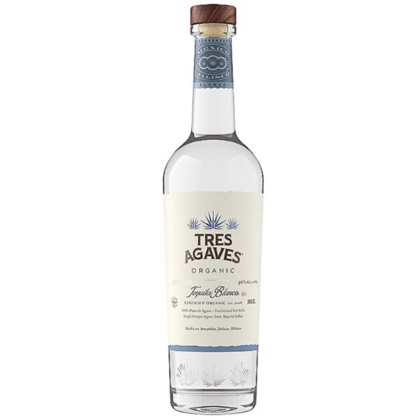 Tres Agaves Organic Tequila Blanco 1L