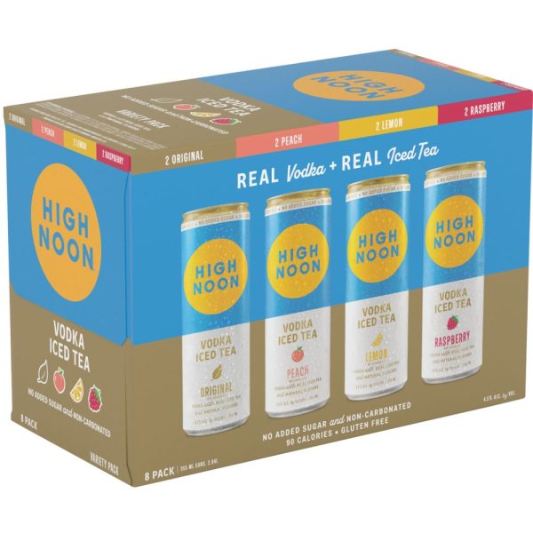 High Noon Vodka Iced Tea Variety 8 Pack 355mL