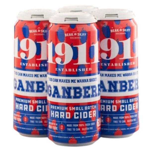 1911 Established Loganberry Hard Cider 4 Pack 16oz